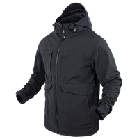 Тактическая софшелл парка Condor Overcast Softshell Parka 101058 Large, Чорний