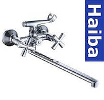 Змішувач для ванни довгий ніс HAIBA SENTOSA EURO (CHR-006)