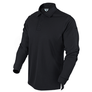 Тактичне поло на довгий рукав Condor Performance Long Sleeve Tactical Polo 101120 Medium, Чорний