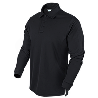 Тактическое поло с длинным рукавом Condor Performance Long Sleeve Tactical Polo 101120 Large, Чорний