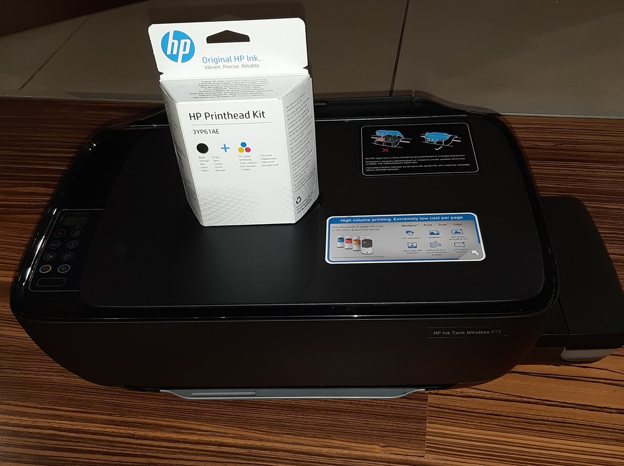 БФП HP Ink Tank 415 Wi-Fi зі СНПЧ (Нові друкувальні голови)