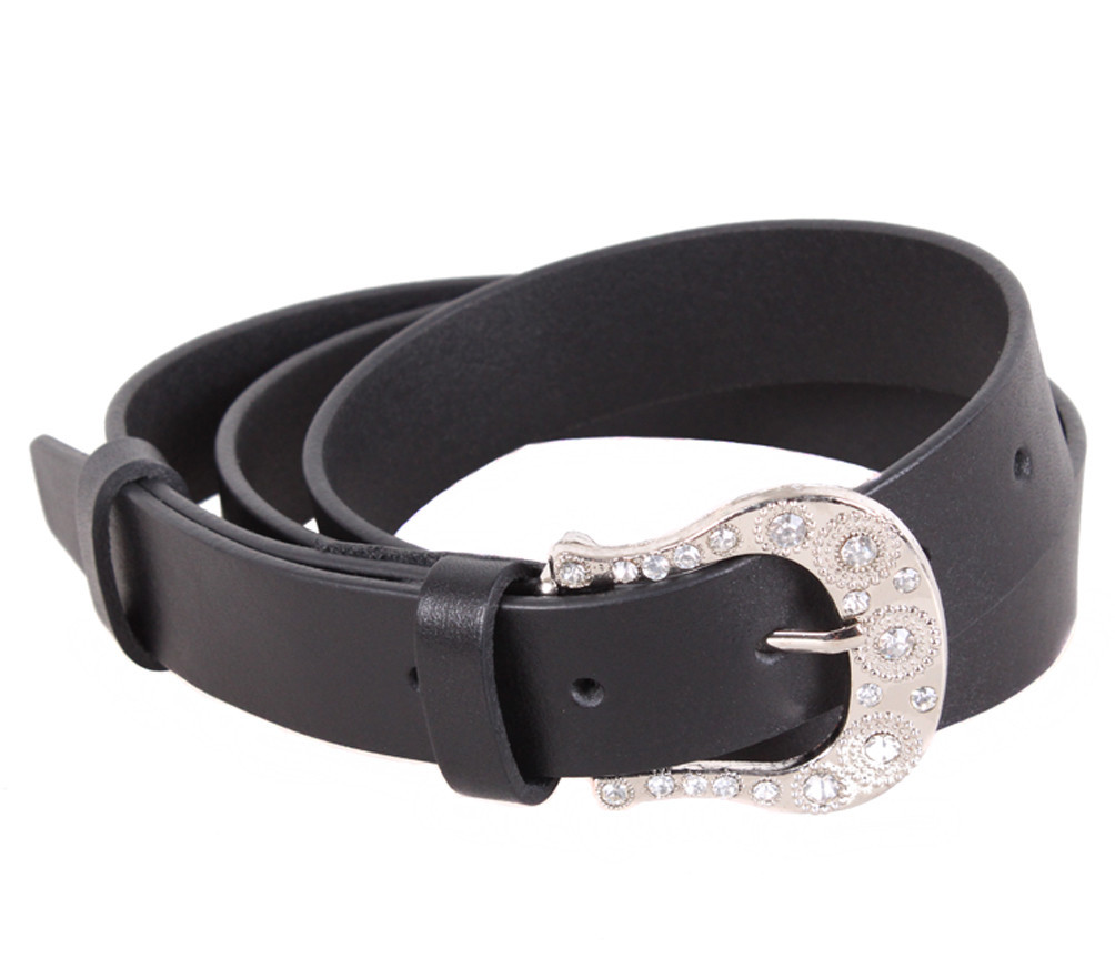 Ремень женский под джинсы черный, фото 1