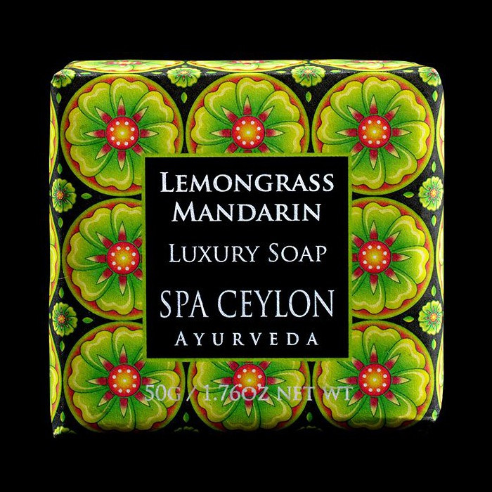 Мило Люкс Шрі-ланка "ЛЕМОНГРАС І МАНДАРІН" (Spa Ceylon), 100 грамів, фото 1