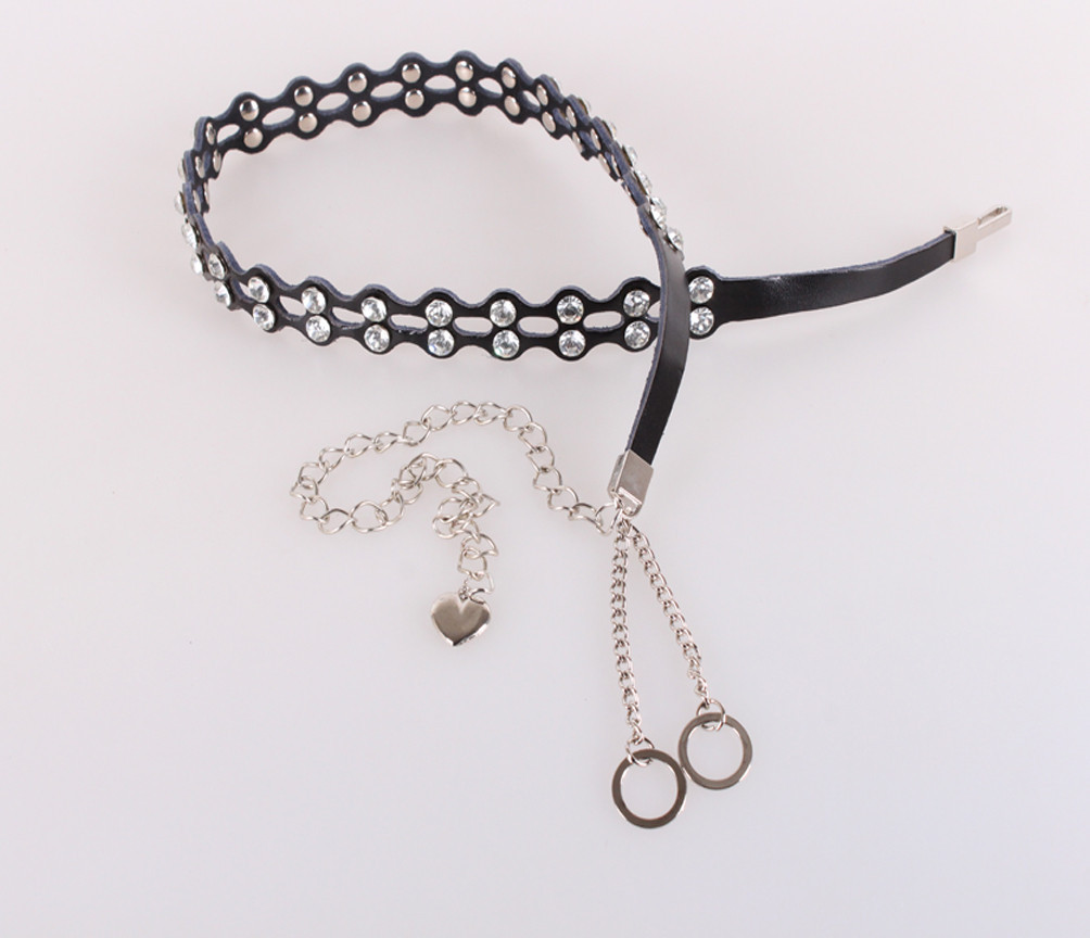 Ремень женский под платье черный, фото 1