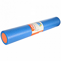 Ролик для йоги LiveUp Yoga Foam Roller 90x15 см (LS3764) Blue/Yellow