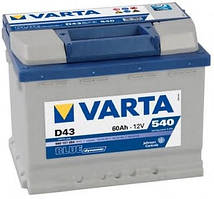 Акумулятор 60Ah-12v VARTA BD(D43) (242х175х190),L,EN540