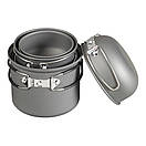 Полевой столовый набор NDUR 6 PIECE ESSENTIALS COOKWARE MESS KIT 22600 Стандартний, фото 2