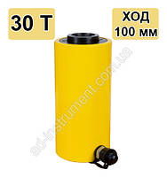 Гідравлічний циліндр з отвором, 30 т, хід 100 мм. HHYG-30100K TLP