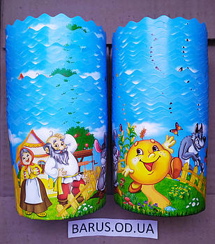 Паперові форми для випікання оптом 110*85 Казкові персонажі