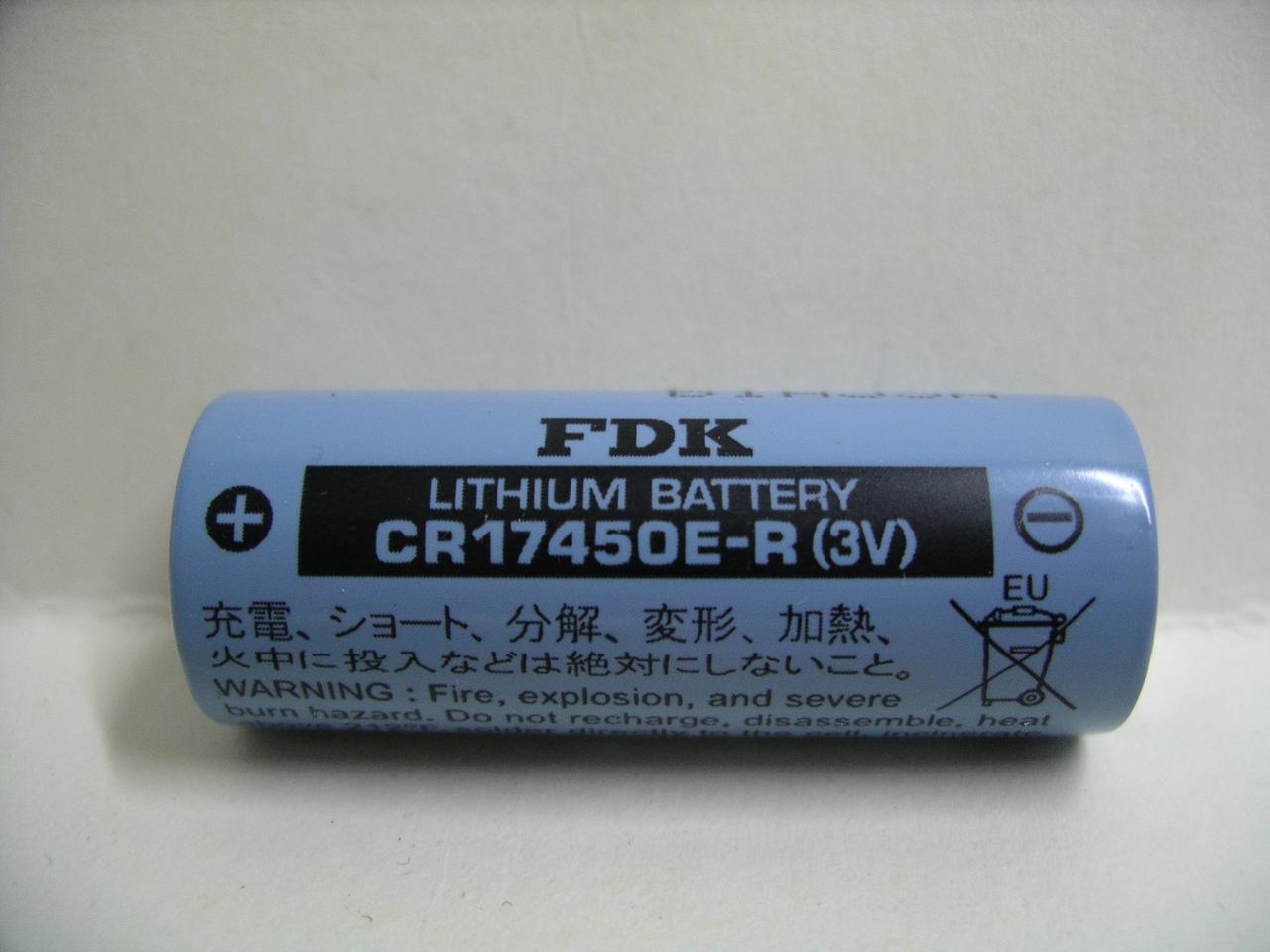 Батарея FDK CR17450E-R літієва 3V, фото 1
