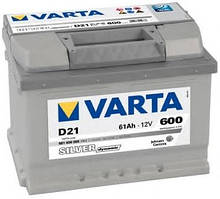 Акумулятор 61Ah-12v VARTA SD(D21) (242x175x175),R,EN600