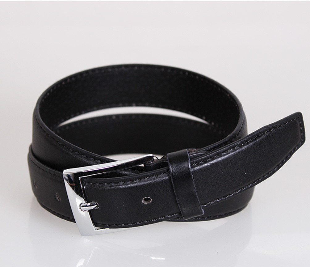 Подростковый ремень Dovhani из искусственной кожи, 3 см черный, фото 1