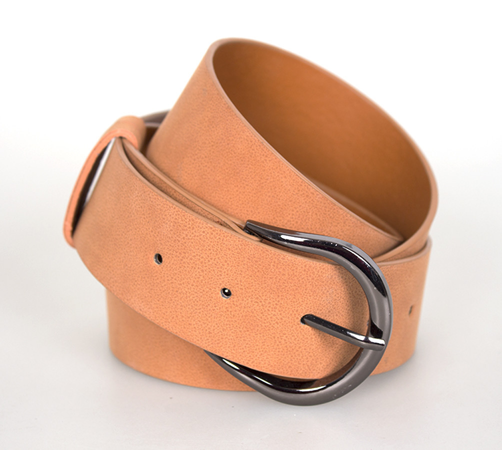 Женский ремень Dovhani из искусственной кожи, 38 мм коричневый, фото 1