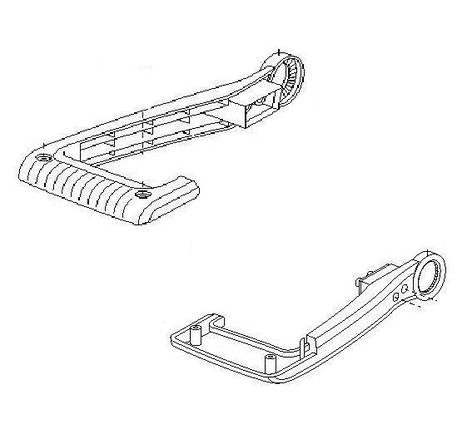 Передня Ручка до тріммера Gardena comfortcut 450 5244462-01, фото 1