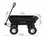Садовий візок Самоскид навантаження 150кг, фото 5