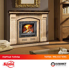 Облицовка камина Браво Тулуза + каминная топка KAWMET W6