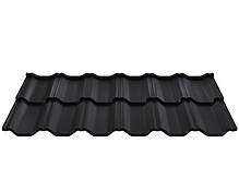 Модульна черепиця Градо "Термастил" Н 350/20 мм 0,5 мм RAL 9005 ARVEDI, фото 4