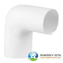 Кут ПВХ K-Flex 20x0114 PVC CA 200 для труб із каучуковою, базальтовою ізоляцією всередині приміщення.