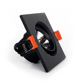 LED Світильник стельовий Чорний 5 Вт 45°