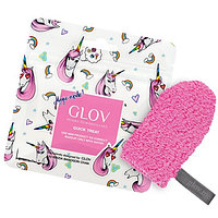 Мини-перчатка для снятия макияжа GLOV Quick Treat Розовая