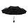 Автоматична парасоля Три слона на 10 спиць, чорний колір, 0333-1, фото 3