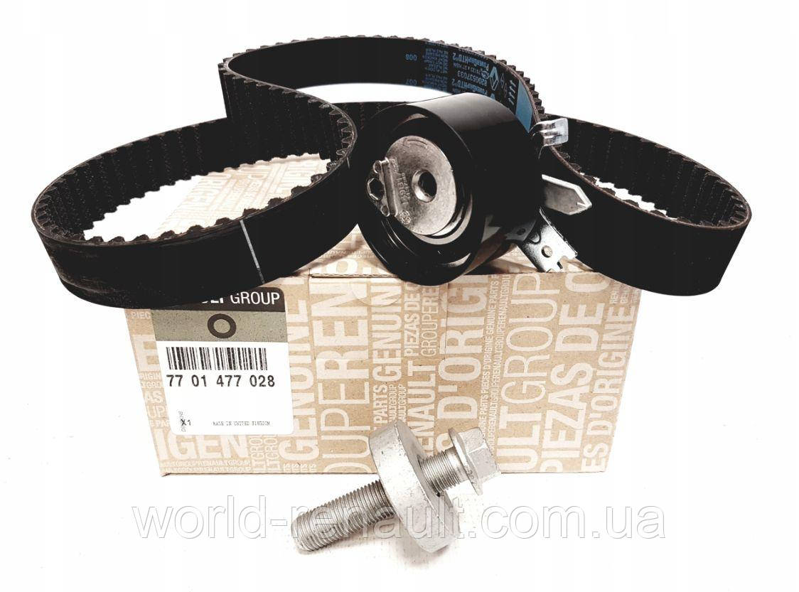 Renault (Original) 7701477028 — Комплект ременя ГРМ на Рено Меган 3, Рено Флюенс 1.5dci K9K