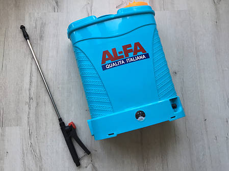 ✔️ Акумуляторний садовий обприскувач AL-FA Profi | 16L, 15A.h, фото 2