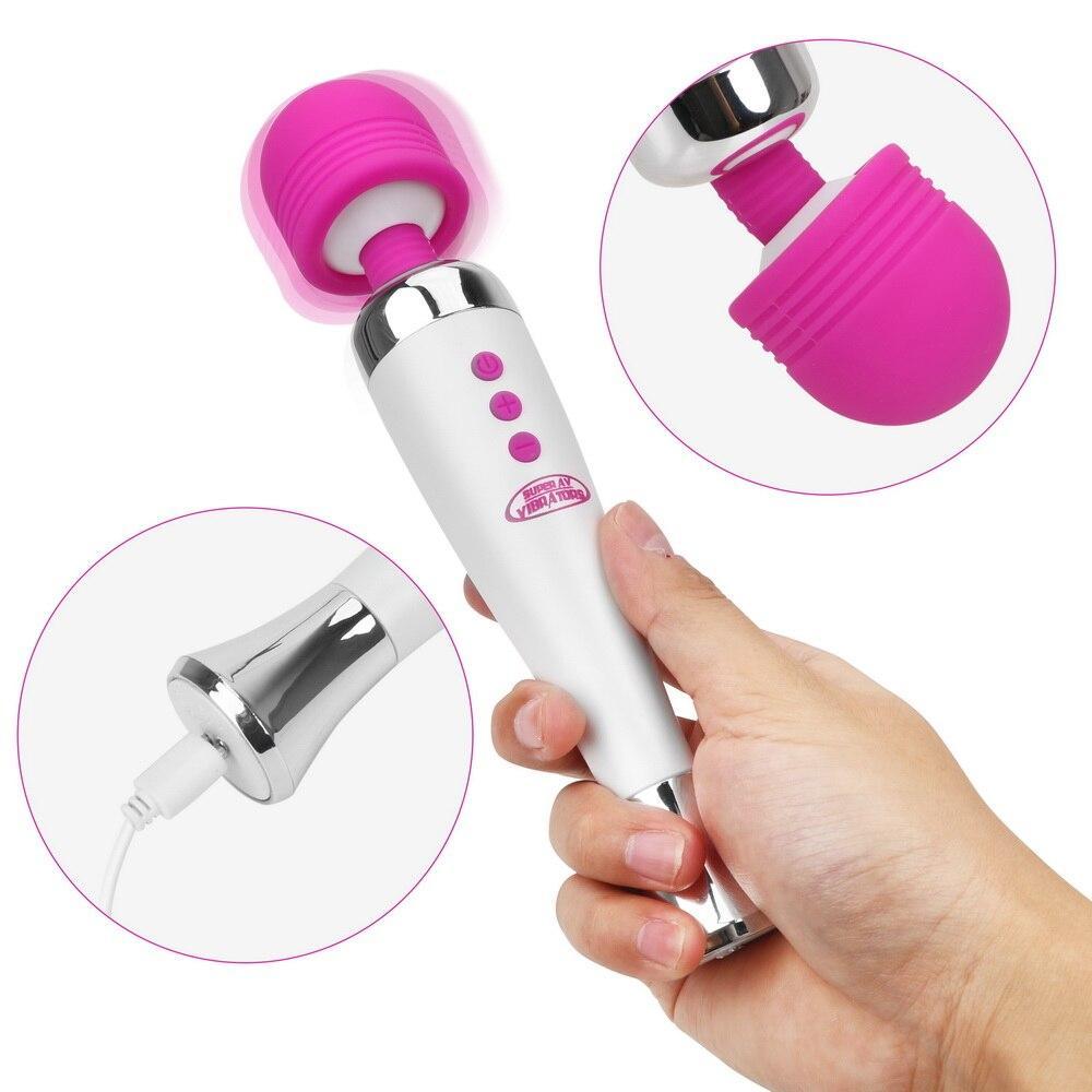 Кліторальний вібромасажер SUPER AV (Hitachi Magic Wand)