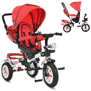Прогулянковий велосипед коляска триколісна Turbo Trike M 3200A-3 червоний