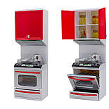 Ігровий набір - лялькова кухня "Сучасна кухня"-1, 27x9,5x34,5 см, червоний, пластик (26212), фото 2