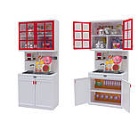 Кухня для ляльок "Сучасна кухня", 54x9,5x36 см, червоний, пластик (26211), фото 4