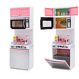 Ігровий набір - лялькова кухня "Сучасна кухня"-4, 27x9,5x34,5 см, рожева, пластик (26215P), фото 2