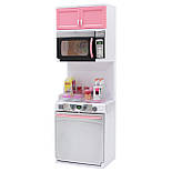 Ігровий набір - лялькова кухня "Сучасна кухня"-4, 27x9,5x34,5 см, рожева, пластик (26215P), фото 3