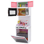 Ігровий набір - лялькова кухня "Сучасна кухня"-4, 27x9,5x34,5 см, рожева, пластик (26215P), фото 4