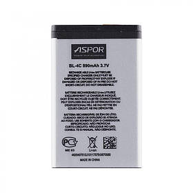 Акумуляторна батарея Аspor Nokia BL-4C