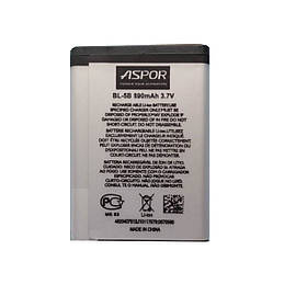 Акумуляторна батарея Aspor Nokia BL-5B