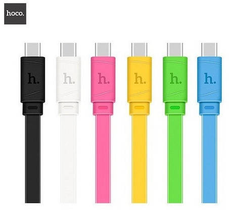 Кабель USB Type C 3A X5 color Hoco 1m, фото 2