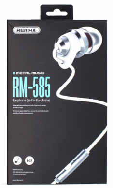 Навушники Remax RM-585 Metal Touching Білі, фото 4