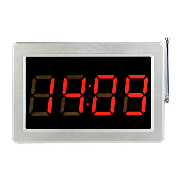 Приймач табло для виклику офіціанта, медсестри бездротовий RETEKESS F3290, LED екран, 4 цифри, годинник, фото 1