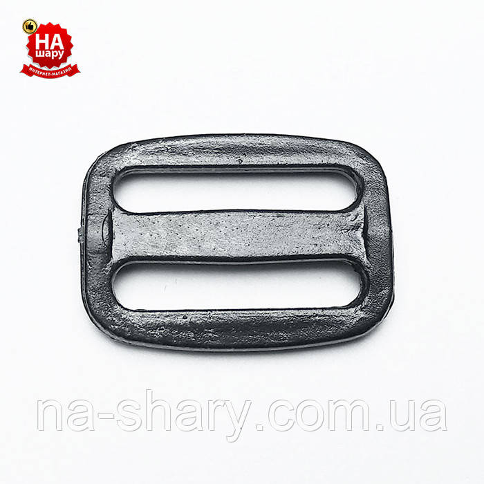 ПРЯЖКА ПЛАСТМАСОВА 20ММ. КЕРУВАННЯ ПЕРЕТРИМАННЯ. ЧОРНИЙ