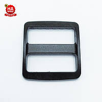ПРЯЖКА ДВУХЕЛЕВА ПЛАСТИК 25 ММ. ПРЯЖКА НА РЮКЗАК. ЧОРНИЙ
