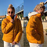 Жіноча модна стьобана курточка синтепон 150, фото 6