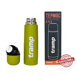 Термос 0,75 л. олива Tramp Basic, TRC-112-olive