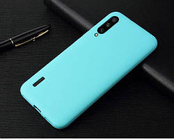 Чохол Soft Touch для Xiaomi Mi 9 Lite (Mi CC9) силікон бампер м'ятно-блакитний