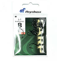 Карповый крючок Hayabusa L-1 black Nickel 4