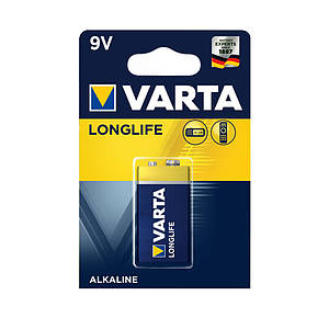 Батарейка 9v (6LF22) Varta LongLife Alkaline