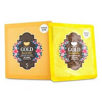 Гідрогелева маска для обличчя з золотом і маточкиным молочком - Petitfee&Koelf Gold & Royal Jelly Hydro Gel Mask 1шт 5шт