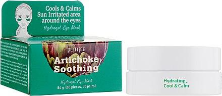 Гідрогелеві заспокійливі патчі для очей з екстрактом артишоку — Petitfee&Koelf Artichoke Soothing Eye Mask 60 шт.