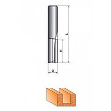 Фреза ГЛОБУС пазів пряма. Серія 1000. d8 D2 L46 h8 Z2