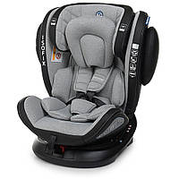 Поворотные автокресла с системой ISOFIX, Детское автокресло EL CAMINO EVOLUTION 360 ME 1045 Royal Gray серый